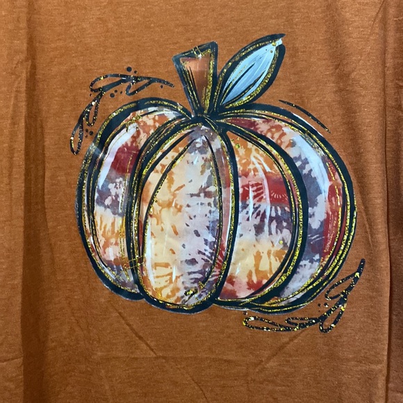 Fall Pumpkin Graphic T Shirt - Picture 4 of 5